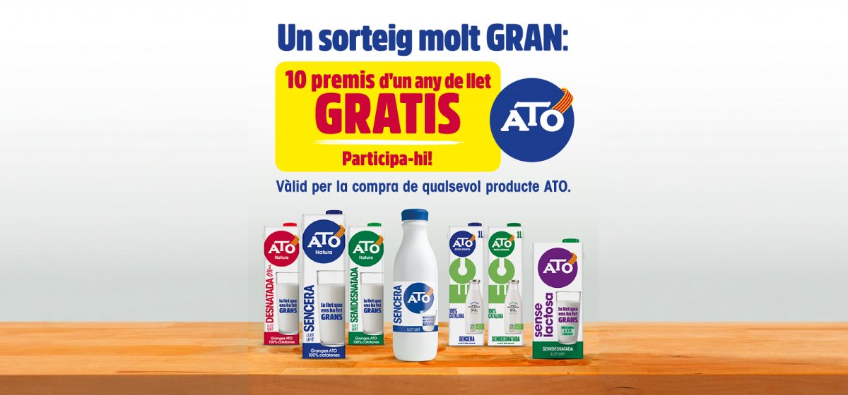 ATO: Lotes de leche para un año