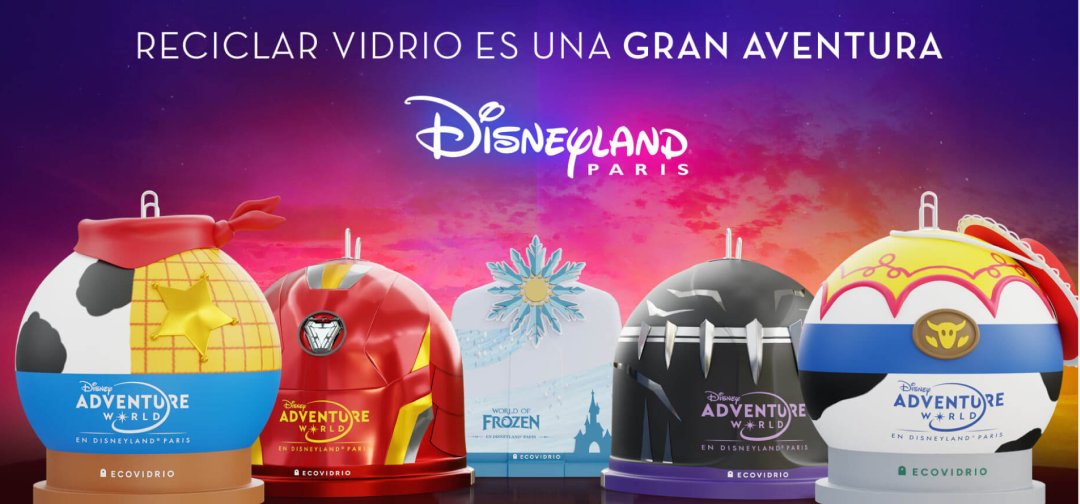 Ecovidrio: Viaje a Disneyland Paris por reciclar vidrio