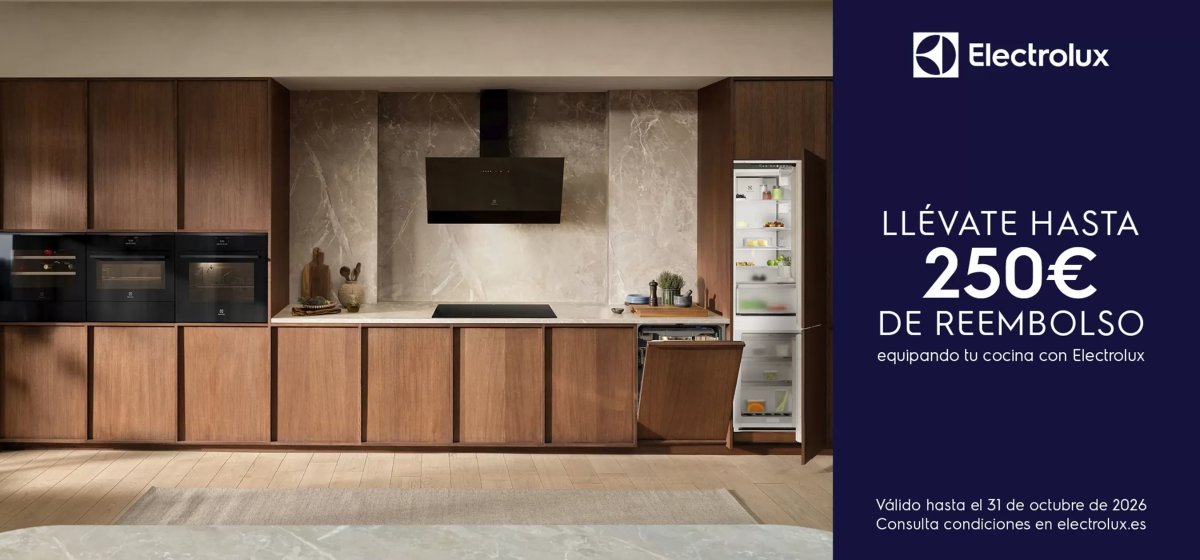 Electrolux: Recupera hasta 250 € equipando tu cocina
