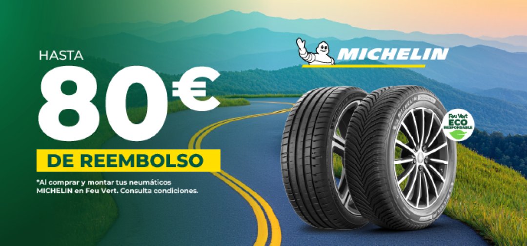 Michelin: Hasta 80 € de regalo al montar Michelin