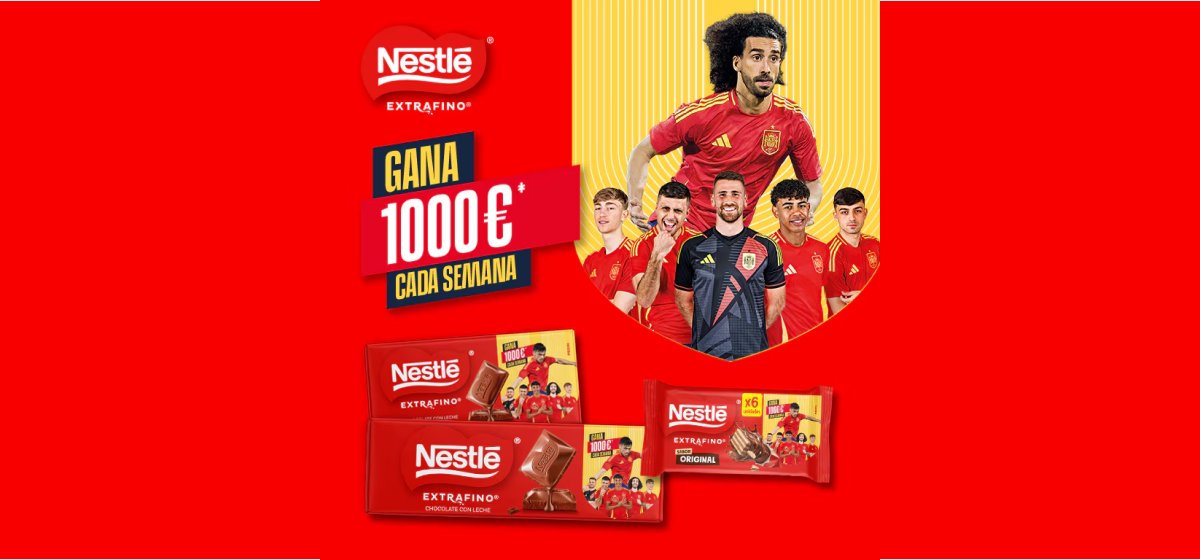 Nestlé Extrafino: La Roja te da 1.000 € cada semana